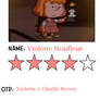 Peanuts Character Opinion Card - Violette Honfleur