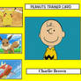 Peanuts Pokemon Trainer Card - Charlie Brown