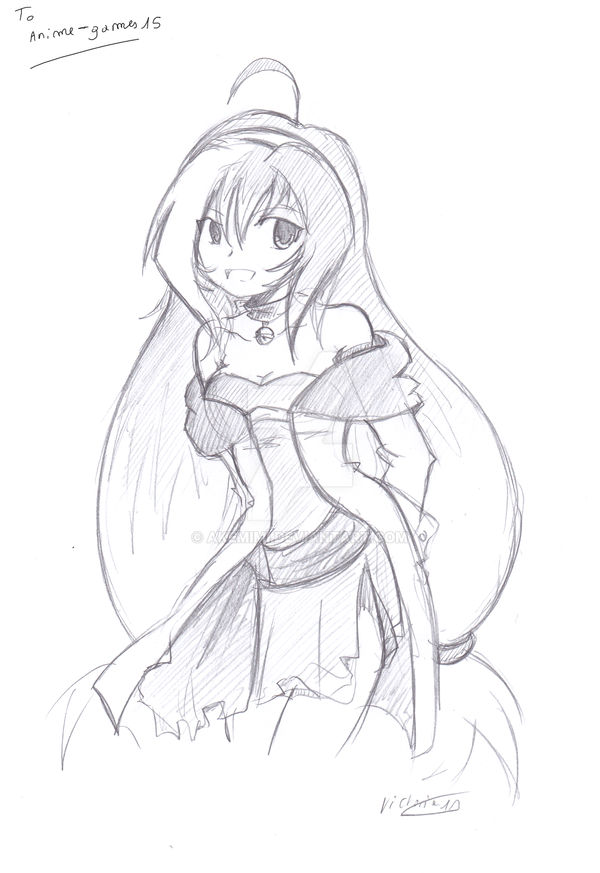 Free sketch 20 - anime-games15 by Akemimi on DeviantArt