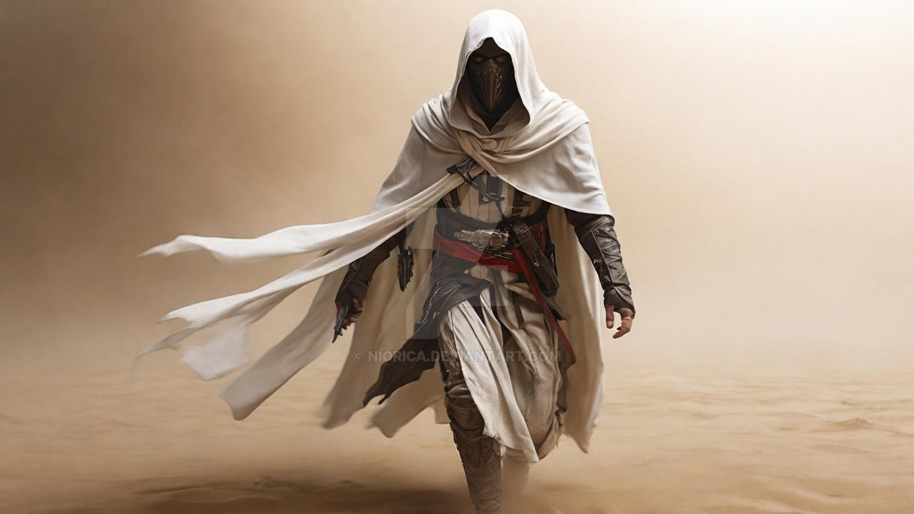 White cloak assassin by NiORiCA on DeviantArt