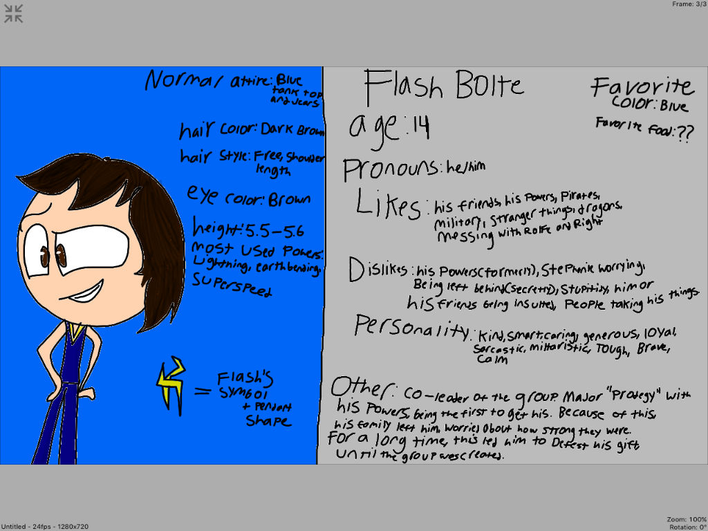 Flash Reference Sheet by peanutgolds on DeviantArt