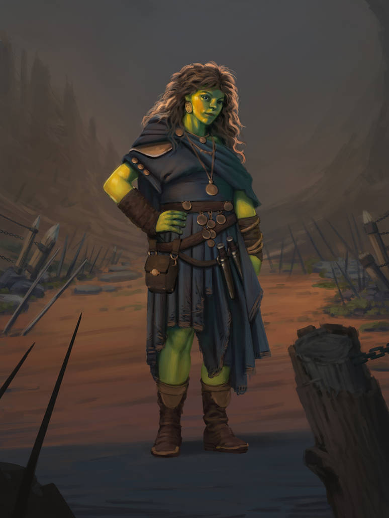 Character design Orc, Illustration by Ghoters on DeviantArt