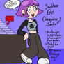 Purple Haired Girl from the Jackbox Ads