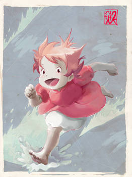 TributoGhibli. Ponyo COLOR