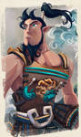 Susanoo, dios del MAR y las tempestades by ruth2m