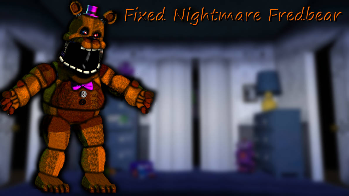 Fixed Nightmare Fredbear Speed Edit by WalkerSheep on DeviantArt