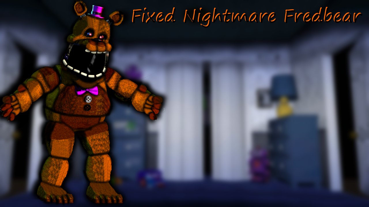 FNaF Speed Edit - Fixed Nightmare Fredbear! 