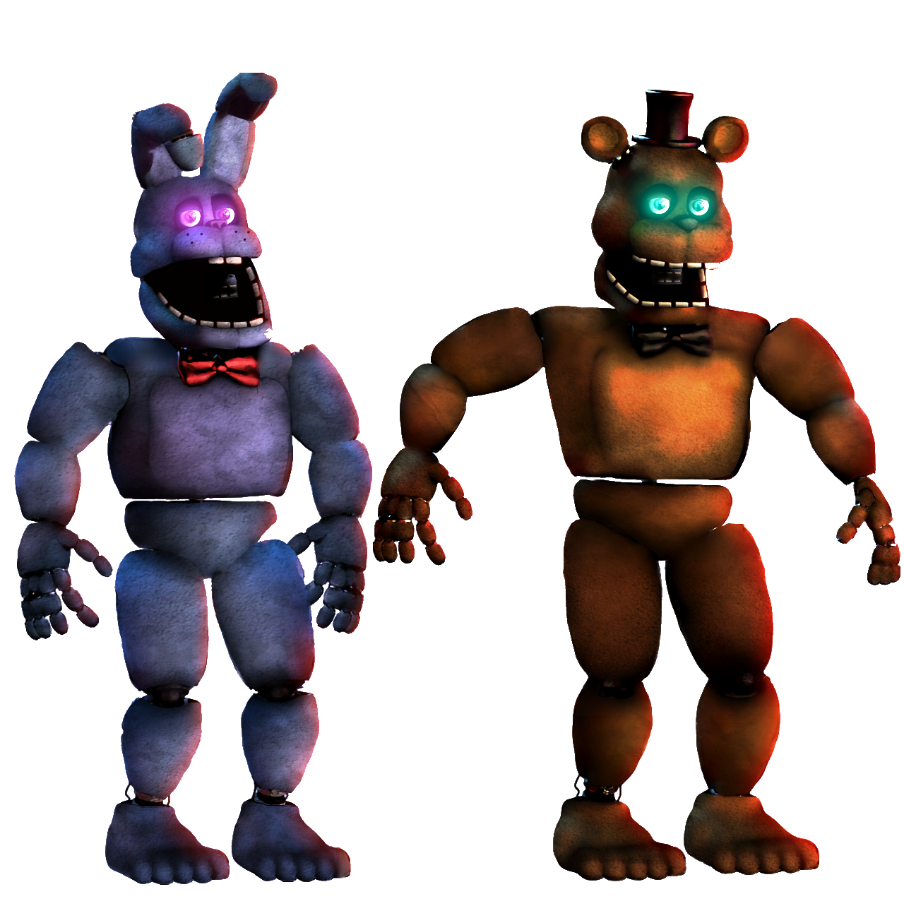 FNAF  Speed Edit] Making Fixed FNAF4 Animatronics (Part1) 