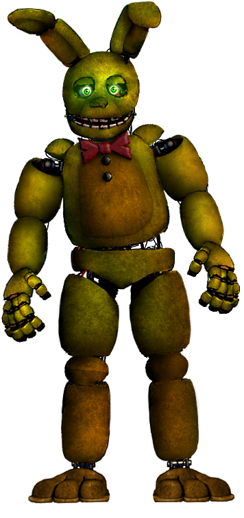 Fixed Springtrap Fixed Springtrap Edit! ( No Background ) by RandomPerson101101 on ...