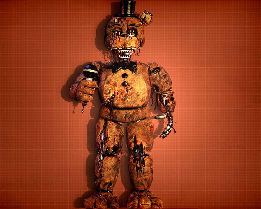 Withered Freddy Render by FuntimeFreddoFazbear on DeviantArt