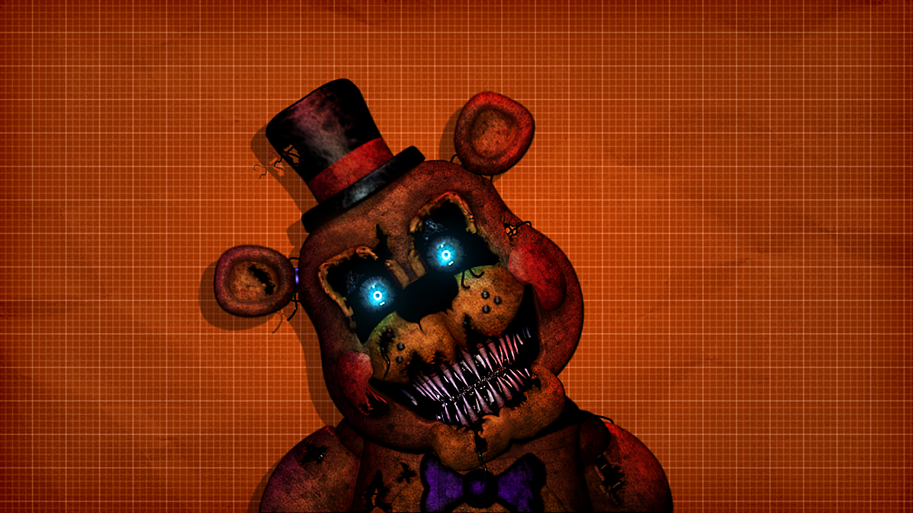 Wallpaper Nightmare Freddy (FNAF-C4D) by TheRayan2802 on DeviantArt