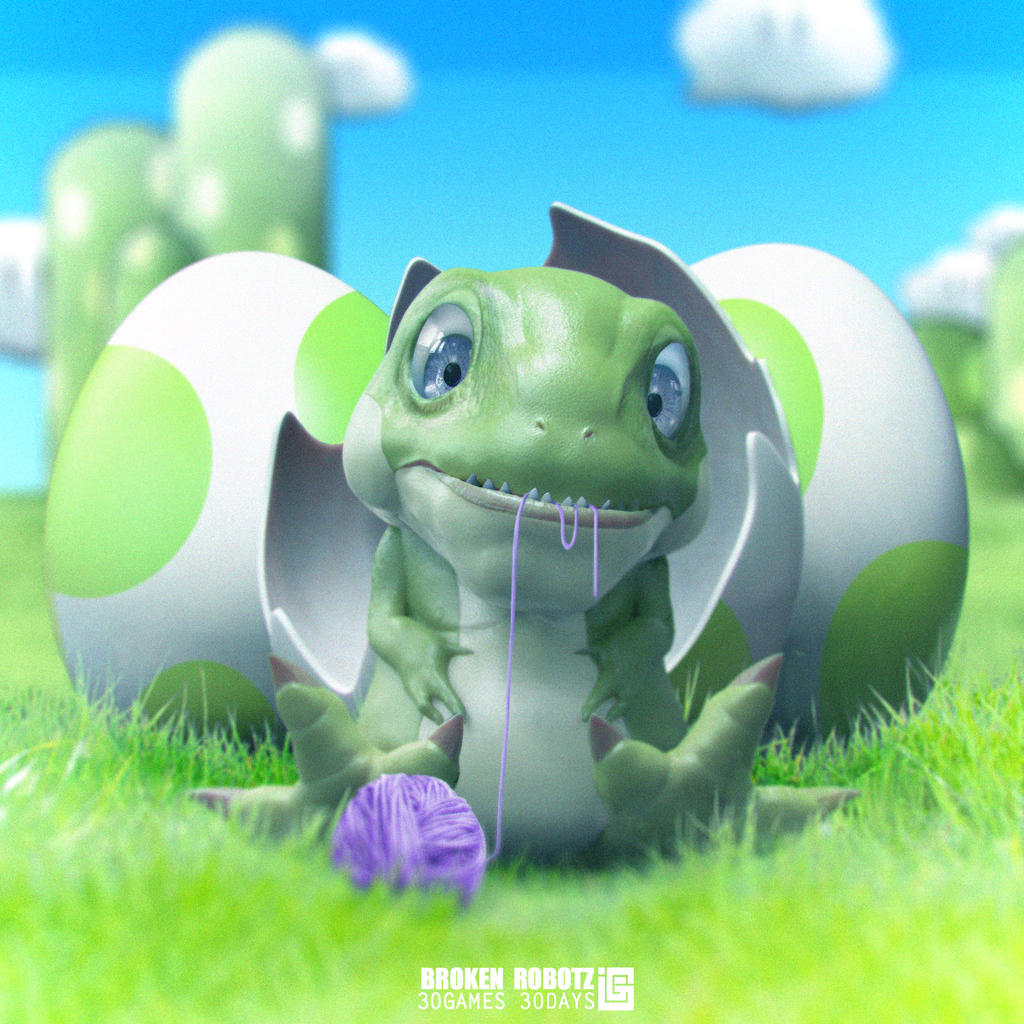 Yoshi by BrokenRobotz on DeviantArt