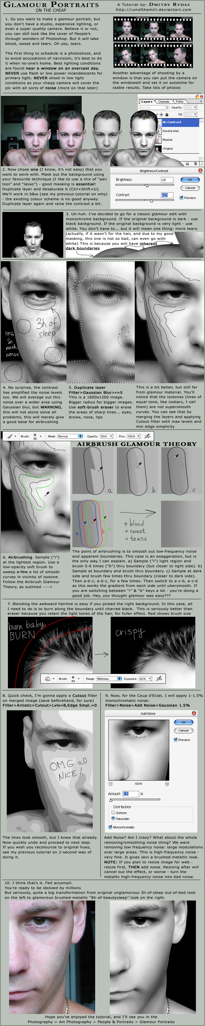 Glamour Portraits Tutorial