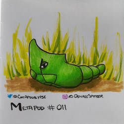 Doodle Pokemon 011: Metapod