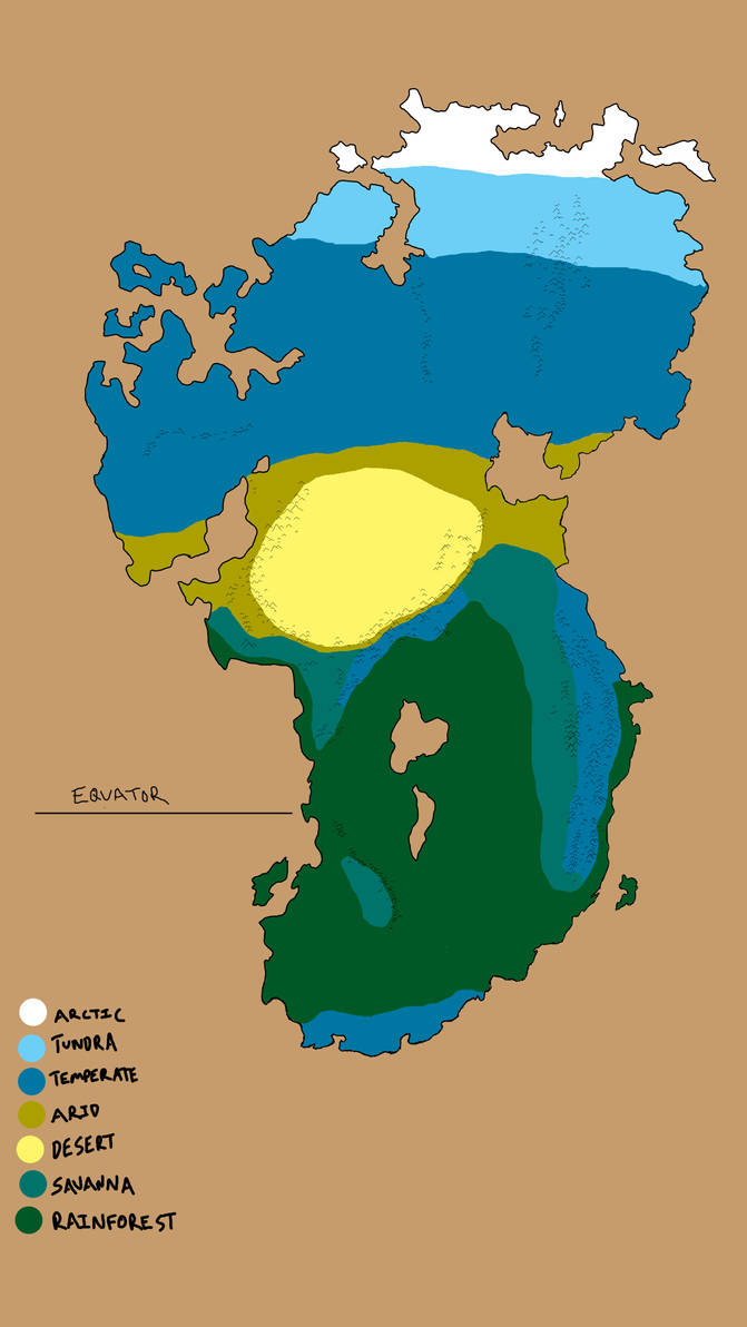 Climate Map Deviantart Climate Map V1 by ESDigitalArt on DeviantArt