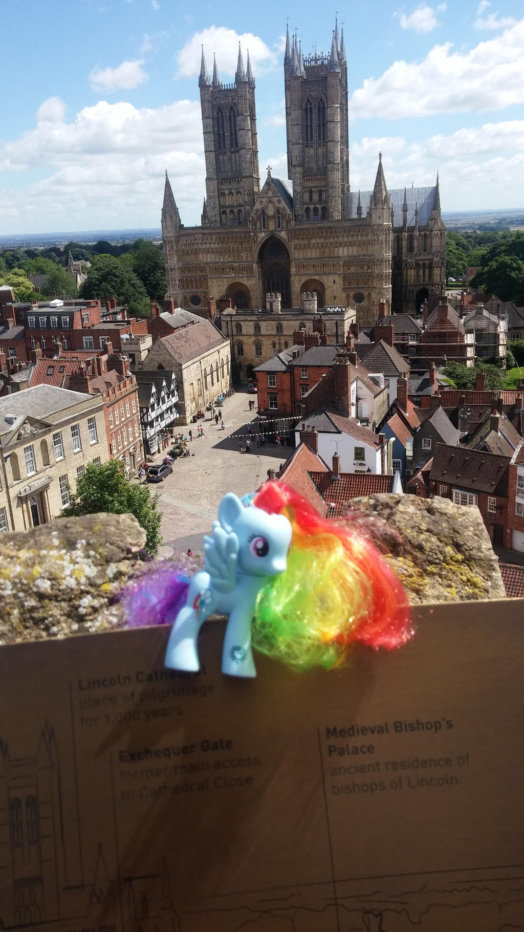 Rainbow dash @ Castle Square Lincoln