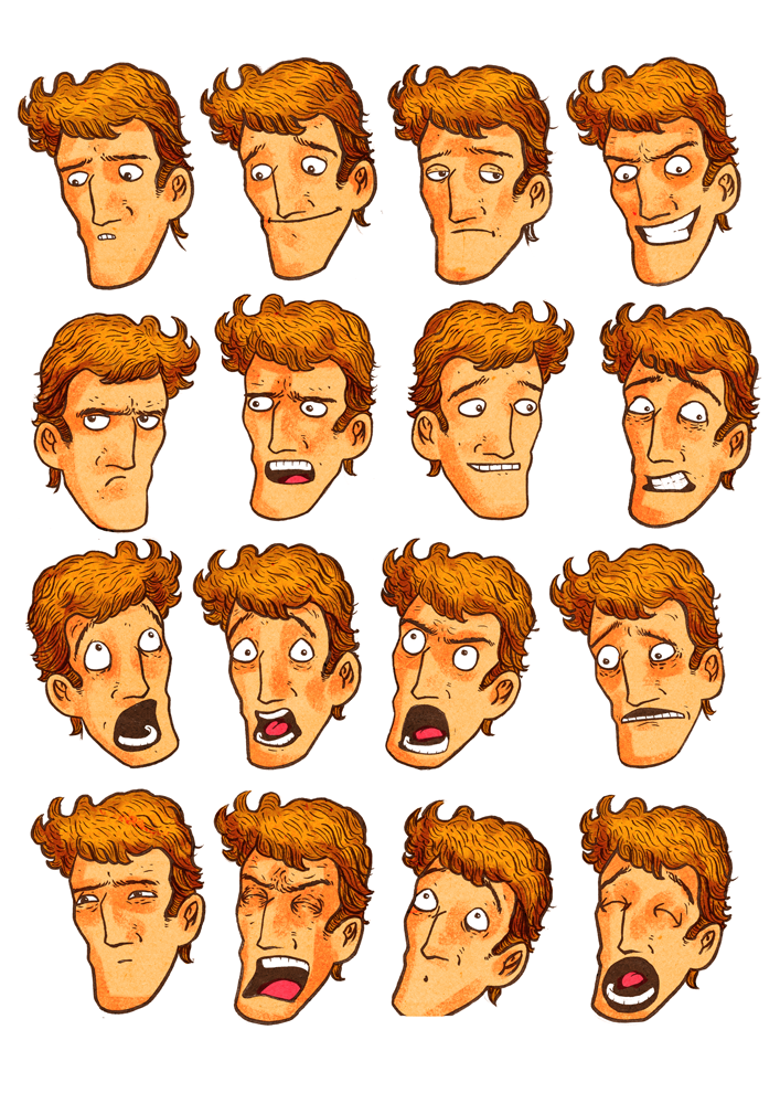 Character expression sheet