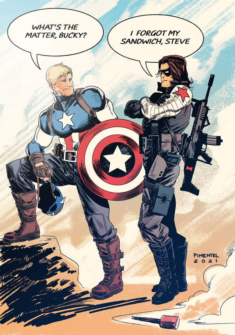 Cap and Bucky by rafaelpimentel on DeviantArt