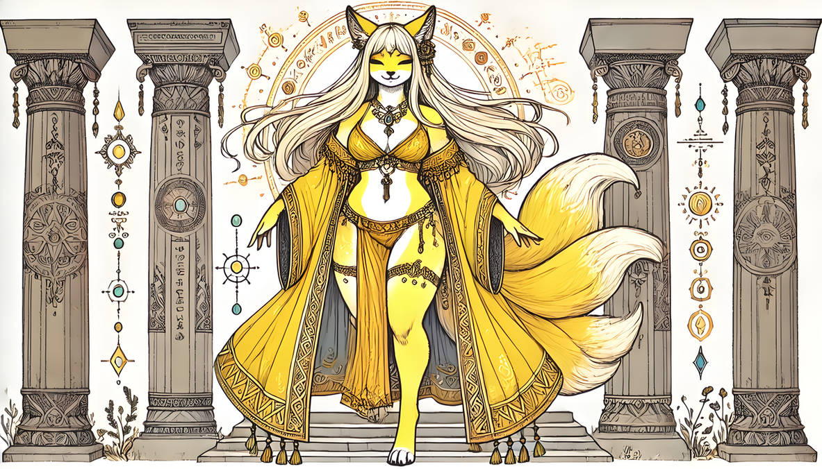 Female Fox Mage of the Virtue of Diligence 11 by Blair-bad-luck-witch