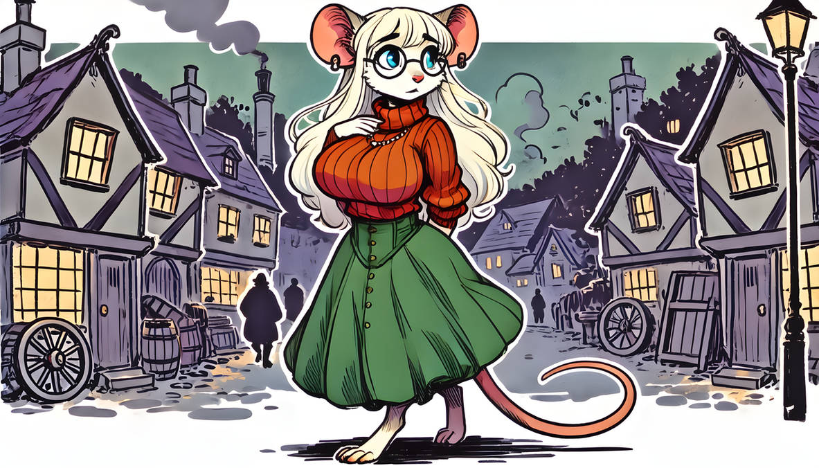 Spooky Village Mouse 13 by Blair-bad-luck-witch on DeviantArt