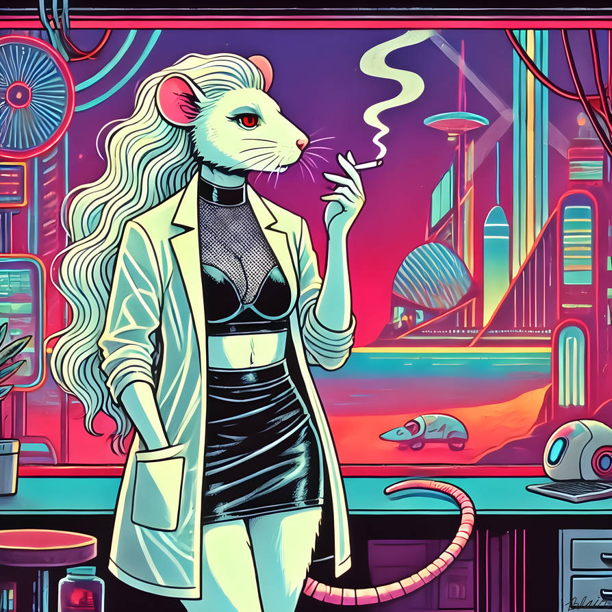 Lab Ratspainter Lab Rat 2 by Blair-bad-luck-witch on DeviantArt