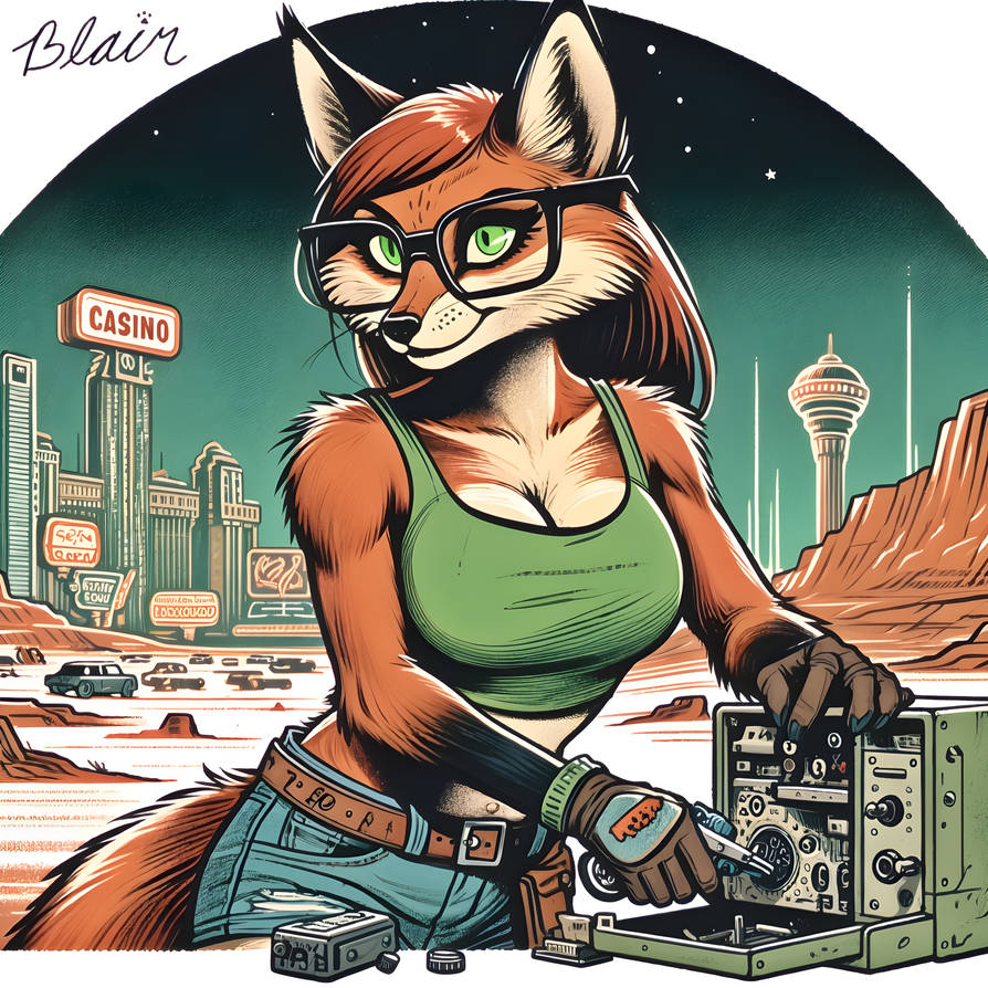 Deviantart Fox Engine Fox Mechanic 3 by Blair-bad-luck-witch on DeviantArt