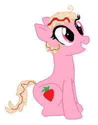 Strawberry poptart pony for Hoops