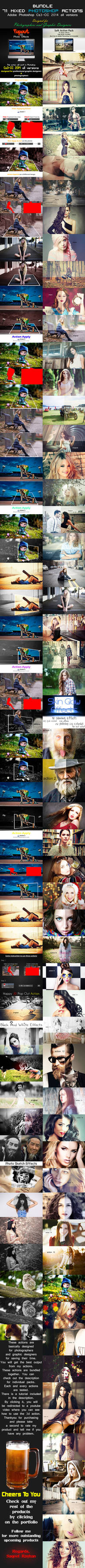 Mixed Photoshop Actions Bundle