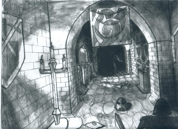 Dungeon hall by purfektzero on DeviantArt