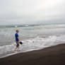 Bank of pasific ocean on peninsula Kamchatka