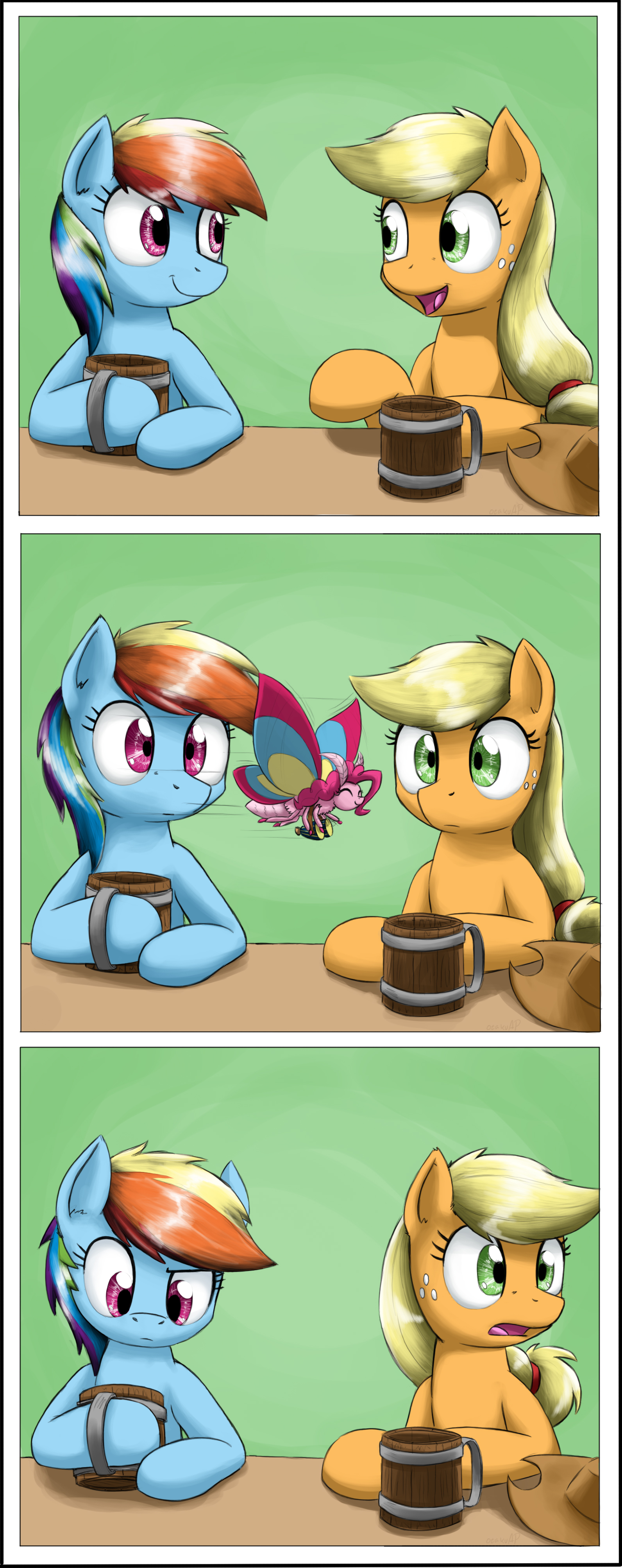 Pinkie Moth Comic by otakuap