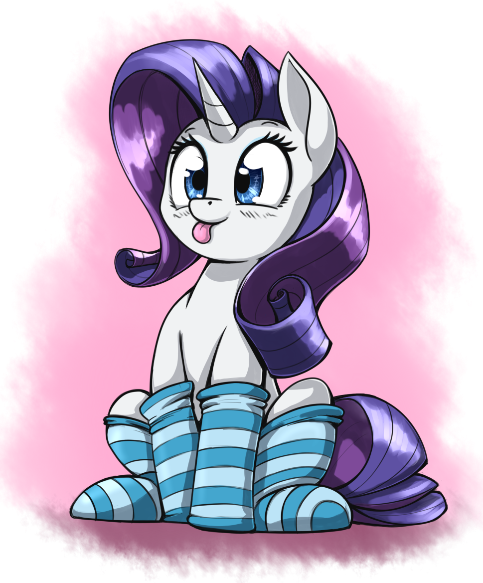 rarity with socks