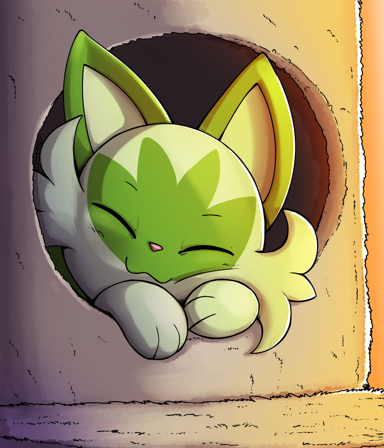Cat Nap by otakuap on DeviantArt
