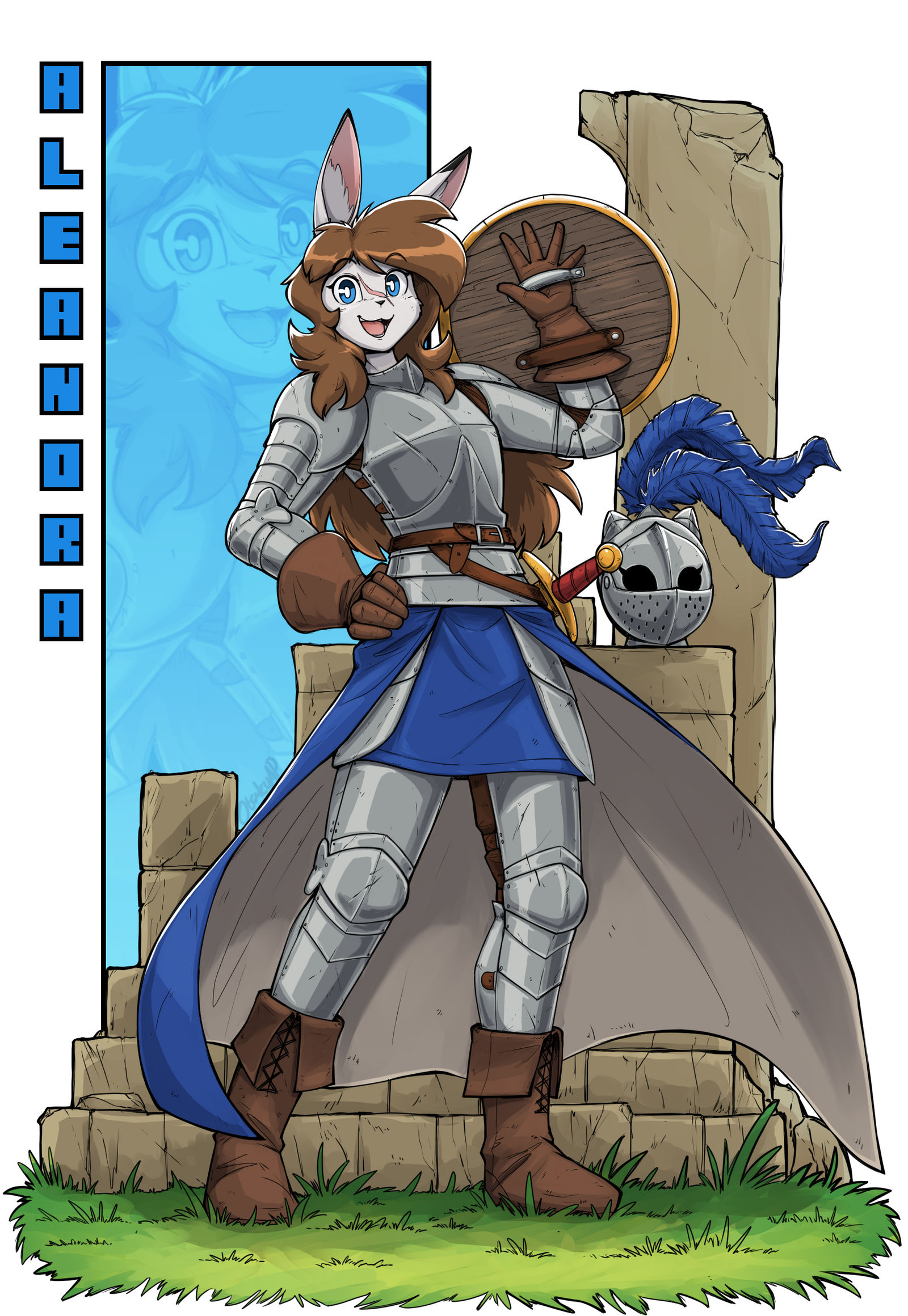 Dog Knight RPG style Aleanora by otakuap on DeviantArt