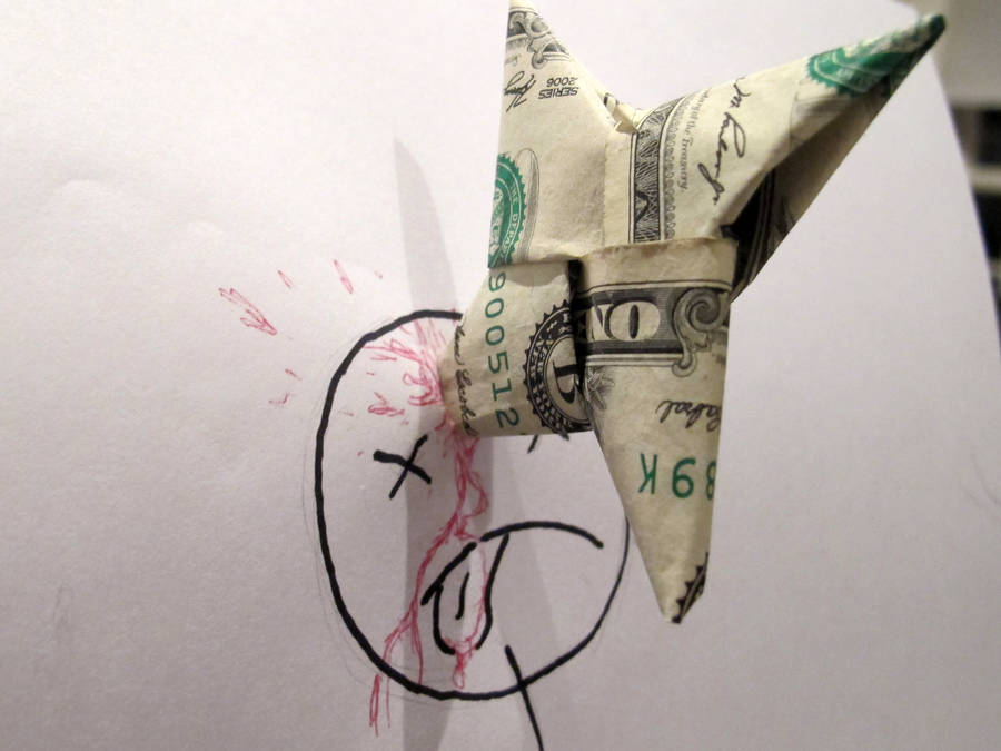 2 Dollar Shuriken by wanton-fox