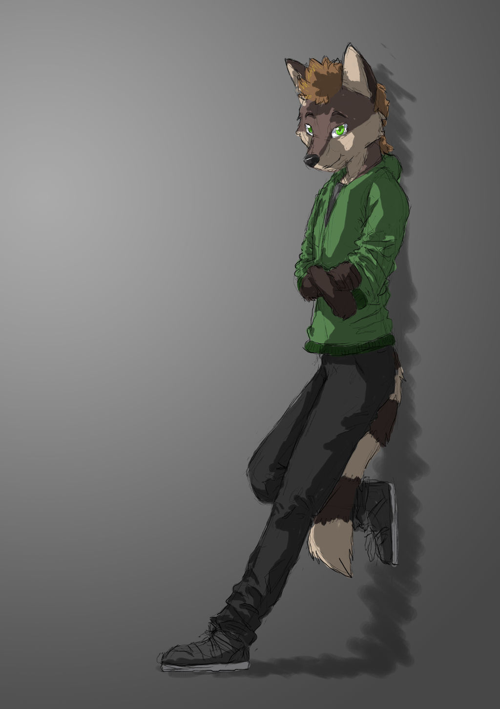 Colored Anthro OC