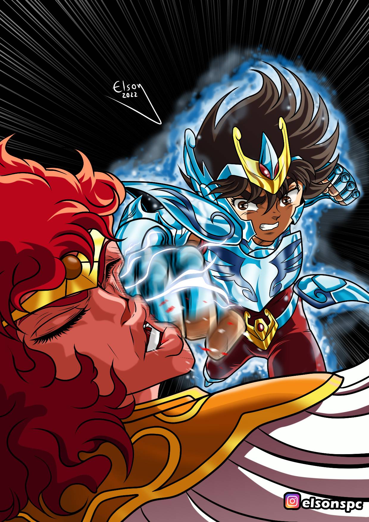 Saint Seiya: Age of Mythology - Perseo 01 by OldHorrorZ on DeviantArt