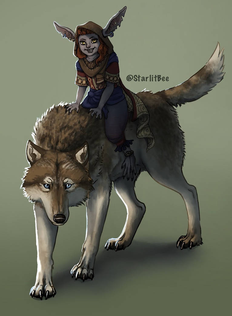 Goblin rider by StarlitBee on DeviantArt
