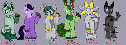 More Anthro Adoptables