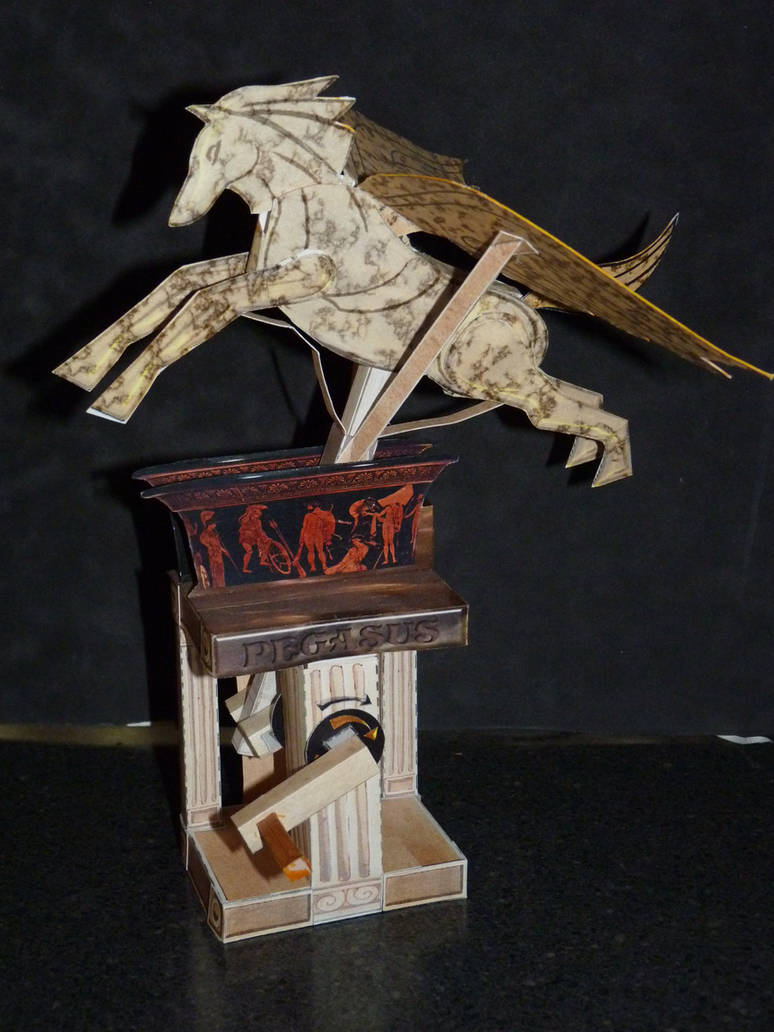 papercraft automata PEGASUS by zandere123 on DeviantArt