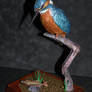 Papercraft Kingfisher