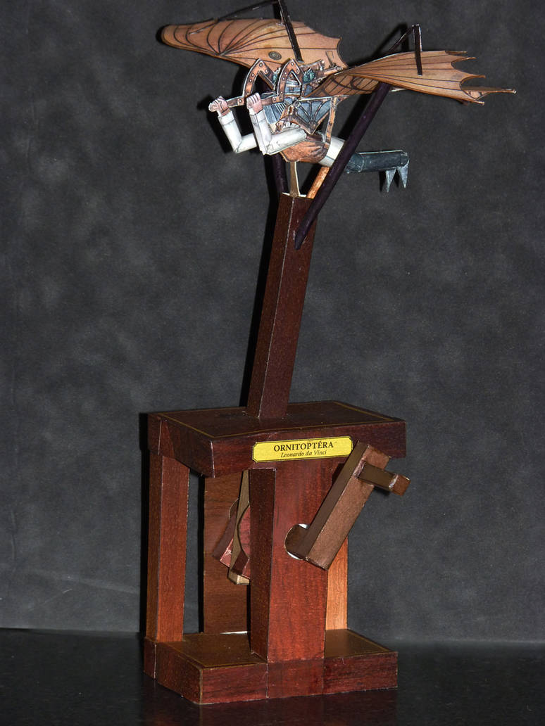Papercraft Automata da Vinci by zandere123 on DeviantArt