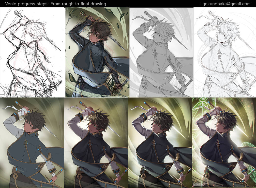 + Stealth Hunter - Venlo + Process shot. by the-gokunobaka