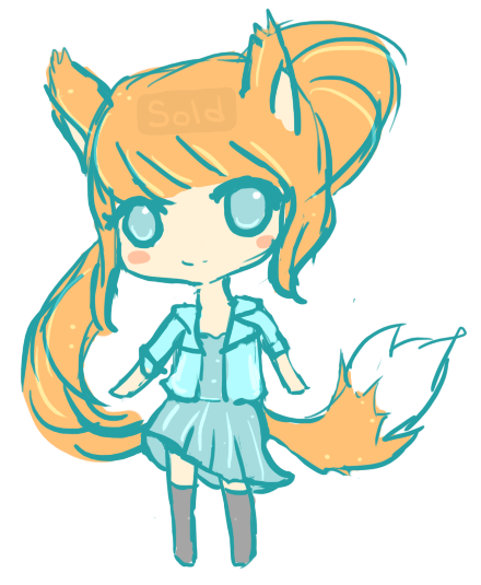 Fox Girl Adopt~Name your price {closed}