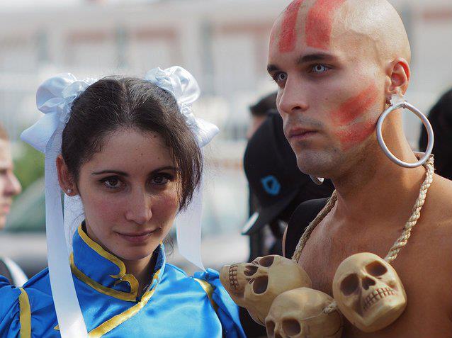 Chun Li Cosplay and Dhalsim Cosplay