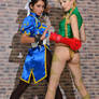 Chun Li Vs Cammy Cosplay. Street Fighter.