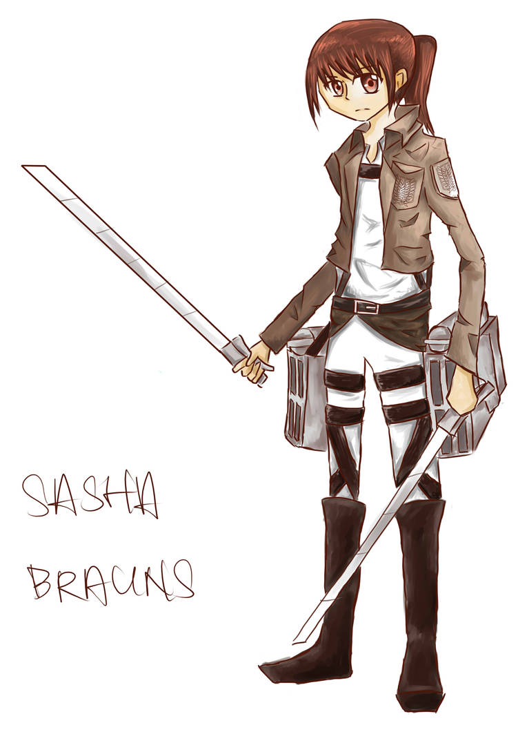 Attack On Titan Sasha Brauns By Seablue3096 On DeviantArt attack-on-titan-sasha-brauns-by-seablue3096-on-deviantart