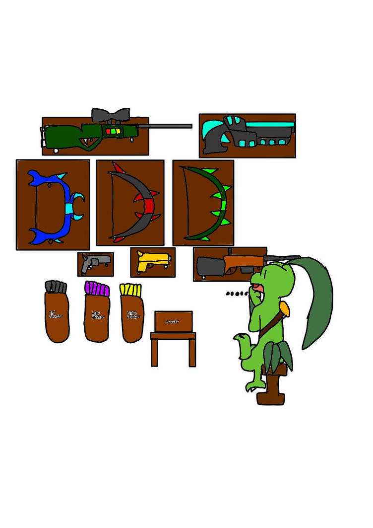 Choose ranger weapons by TheGarudaFire on DeviantArt