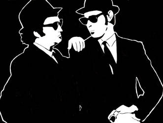 The Blues Brothers by LotyLauda