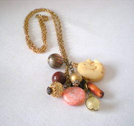 Upcycled Bauble Necklace by RetroRevivalBoutique